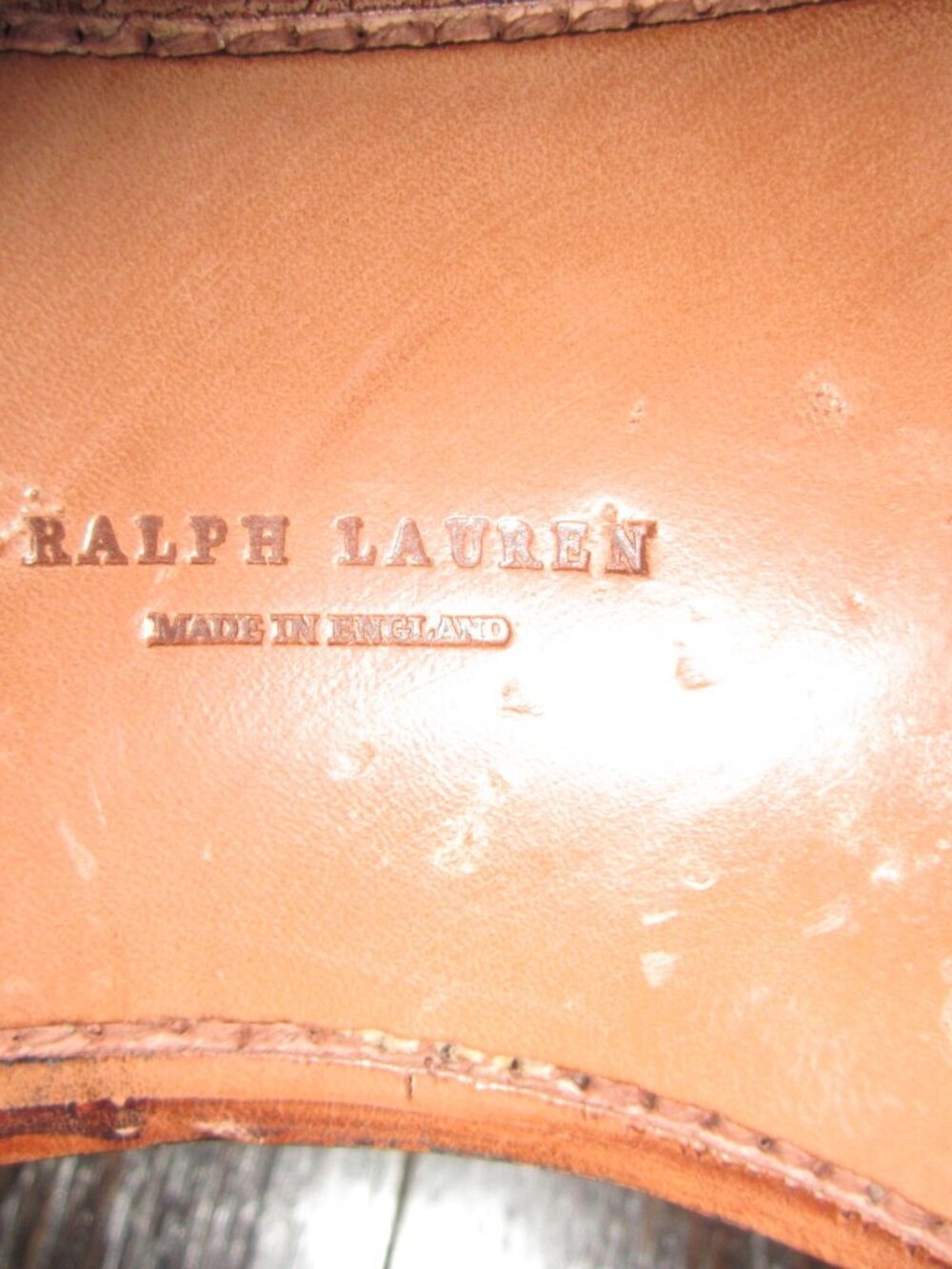 RALPH LAUREN Crockett & Jones Marlow Shell Cordovan Tassel Loafer Shoes 10 1/2 D - Picture 12 of 12